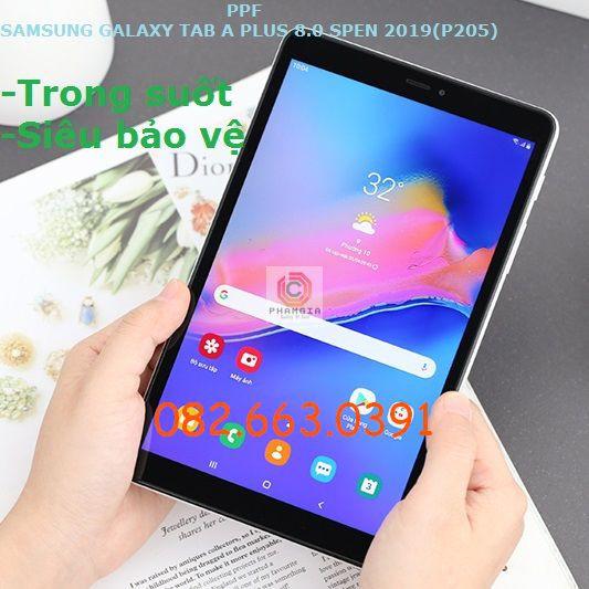 Dán PPF bóng, nhám cho Samsung Galaxy Tab A Plus 8.0 Spen 2019 màn hình, mặt lưng, full lưng viền siêu bảo vệ