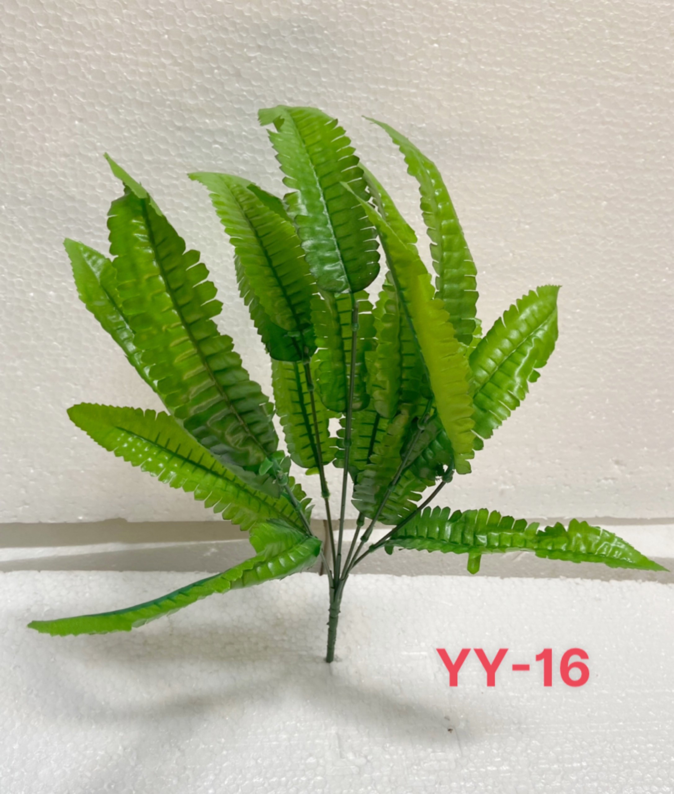 Dương xỉ giả 7 nhánh lá, 38cm, cây giả trang trí nhà cửa, cắm chậu, cây điểm tường cây cực xinh - YY-16