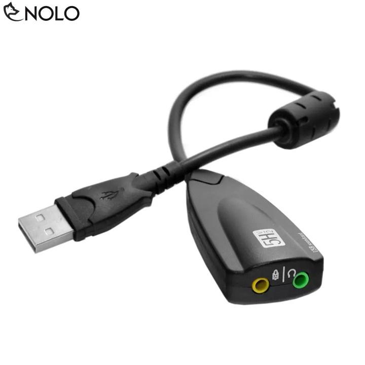 USB âm thanh 5HV2 - chuyển đổi từ cổng USB ra cổng âm thanh 3.5