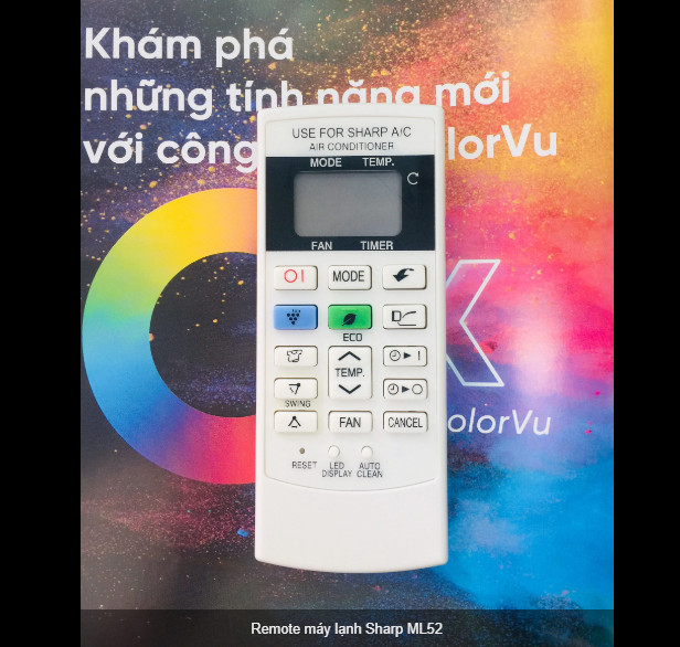 Remote máy lạnh Sharp ML52 hàng chính hãng