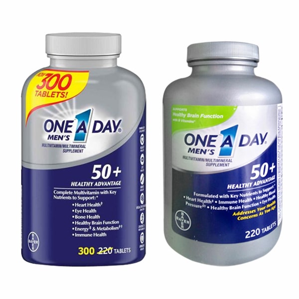 Thực phẩm bổ sung Vitamin của Mỹ - ONE A DAY MEN 50+ Healthy Advantage 300 viên
