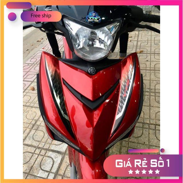 Tem rời dành cho xe ex 150 Yzr 15 chất liệu decal Crom cao cấp