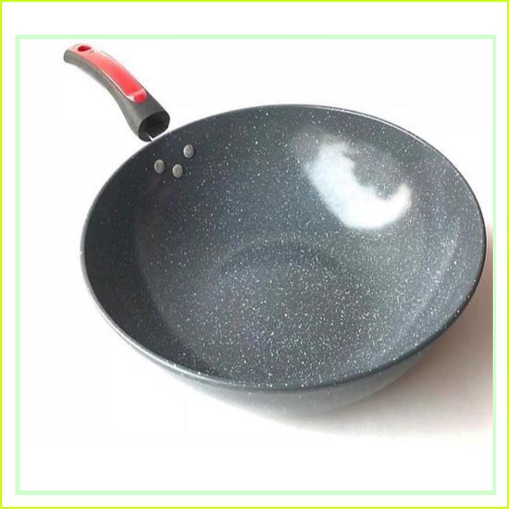 Chảo đá chống dính sâu lòng dùng cho cả bếp từ