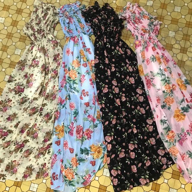 Váy maxi lụa dài đẹp, đảm bảo hàng cực xịn