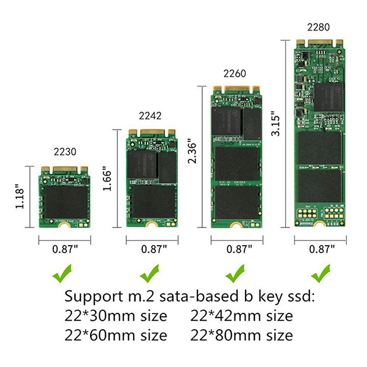 Box SSD M.2 SATA USB-A-C 3.1 vỏ nhôm cao cấp 3NU31