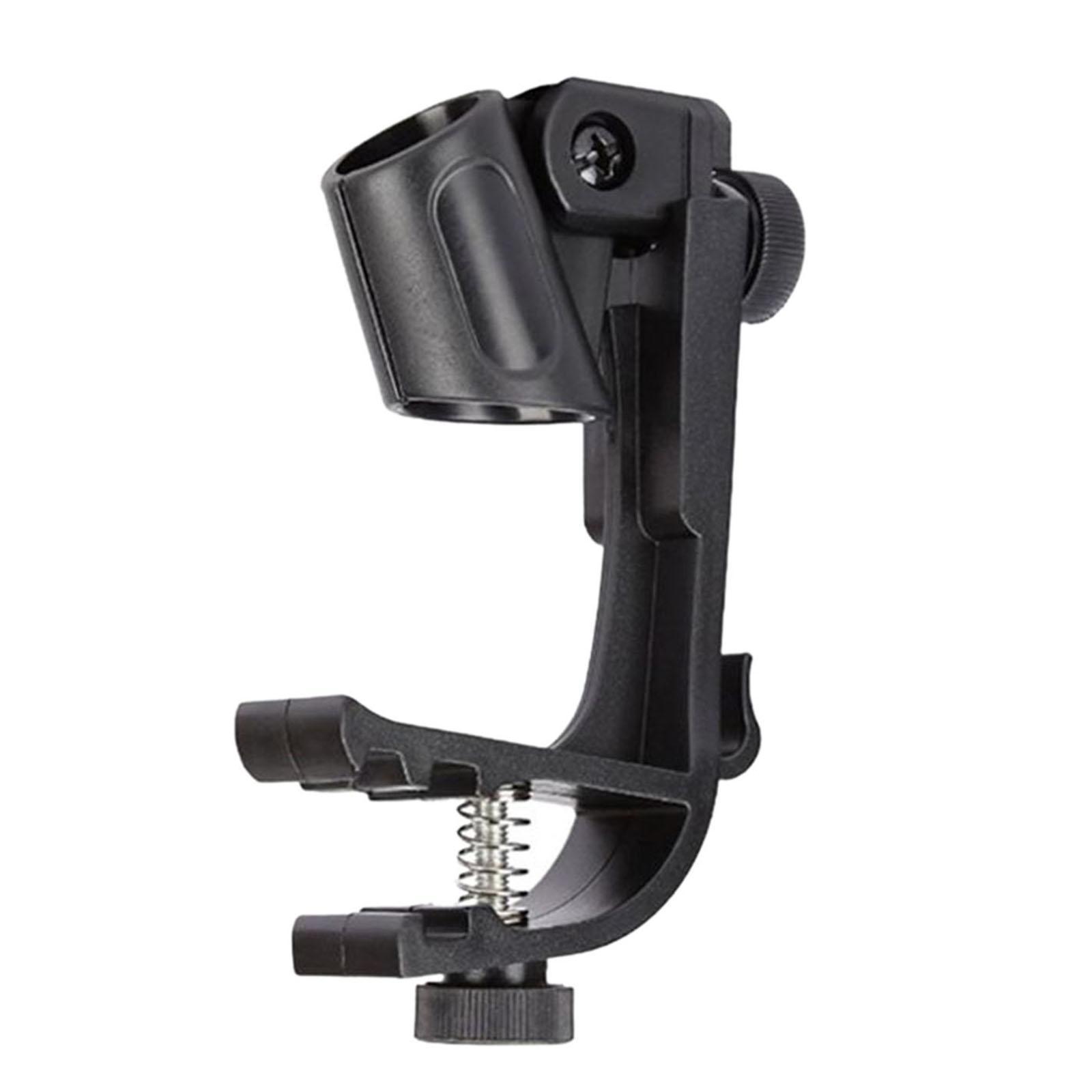 2 Pieces Drum Rim Microphone Clip Microphone Mic Stand Mic Drum Clamp Holder