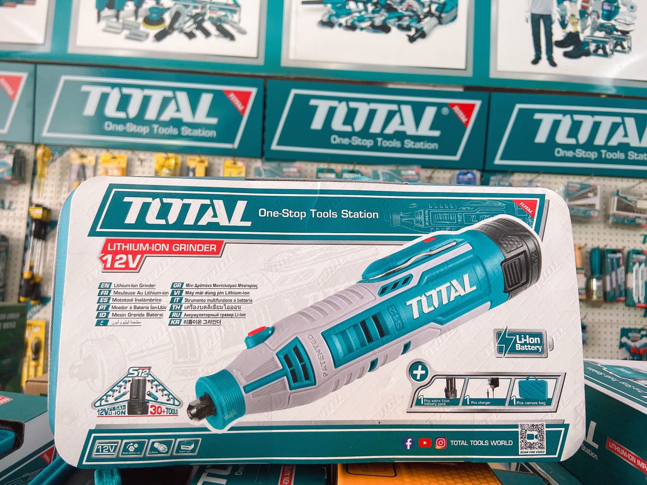 Máy mài khuôn dùng pin Lithium- ion 12V TOTAL TMGLI12011
