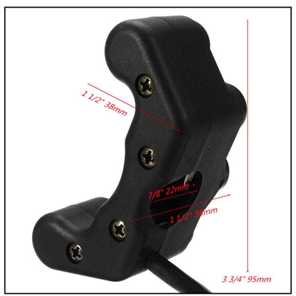 Universal Waterproof 22mm 7/8'' Handlebar Push Button Switch On/Off