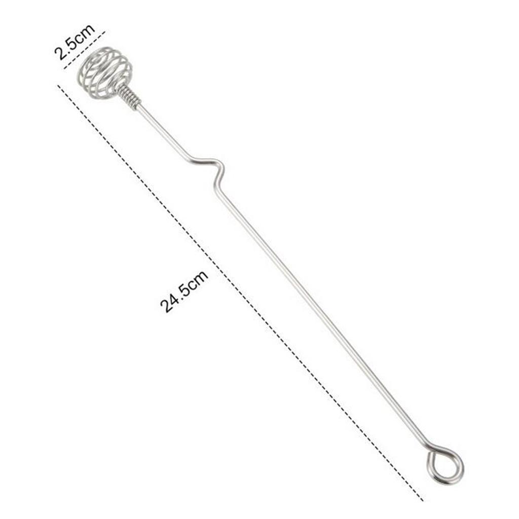 Stainless Steel Honey Dipper Spoon Stirring Stick Bar Stirring Stick 24.5cm