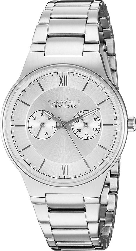 Đồng Hồ Nam Dây Thép Không Gỉ Caravelle 43A134 (40mm) - Trắng