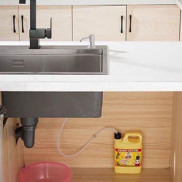 Bộ Vòi nhả nước rửa chén, bộ vòi xịt nước rửa bát tự bơm hút dầu rửa bát ống dẫn dài 1,2m