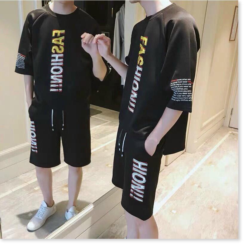 SET BỘ THỂ THAO THUN COTTON NAM,HỌA TIẾT SIÊU NGẦU,CHẤT LIỆU VÃI THOÁNG MÁT LANA FASHION
