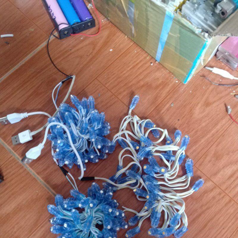 Hàng hót bộ led USB 50 bóng siêu sáng chống nước trang trí đi giã ngoại. cắm trại