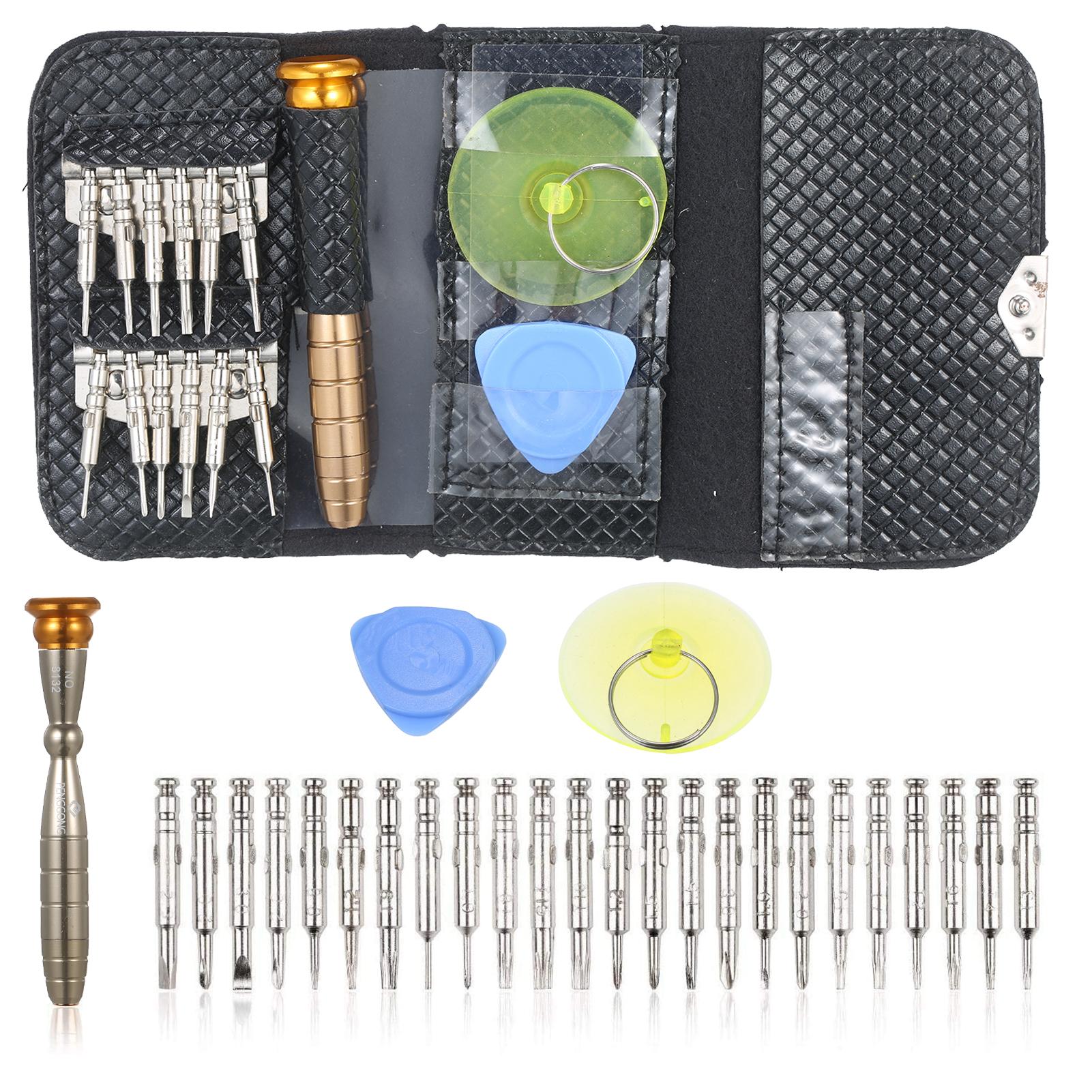 16 In 1 Precision Screwdriver Set with 12 Bits Mini Driver Kit Professional Electronics Repair Tool Kit for Repair Phone