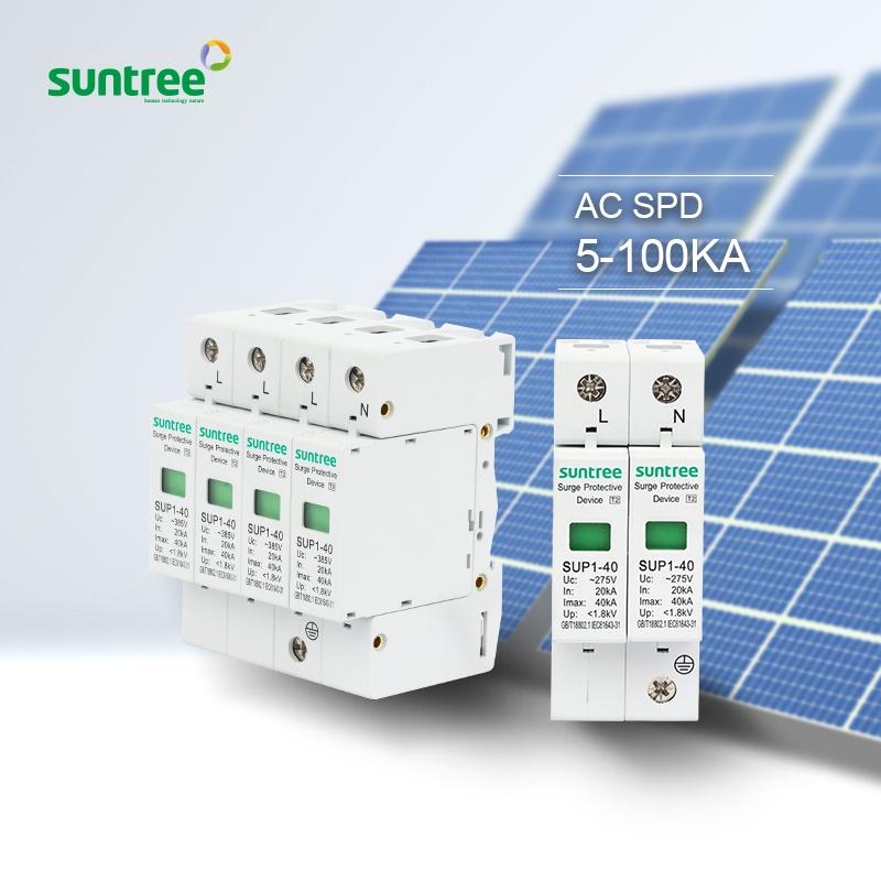 CHỐNG SÉT AC 3P 385V 10KA-20KA SUNTREE - MÃ SẢN PHẨM: SUP1-40/3 - Hàng Chính Hãng