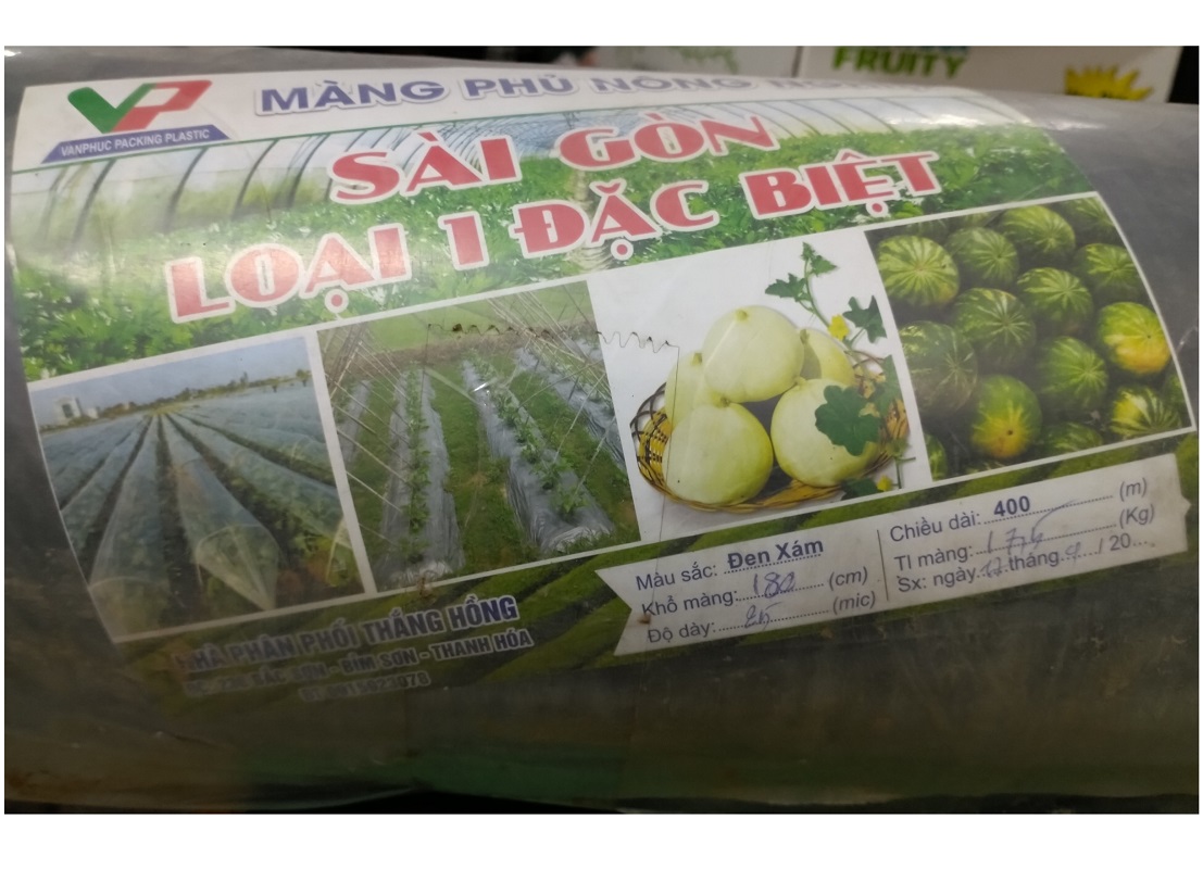 Màng phủ Sài Gòn 1.8m x 400m, dày 25mic - MÀNG PHỦ NÔNG NGHIỆP CAO CẤP SÀI GÒN Loại 1