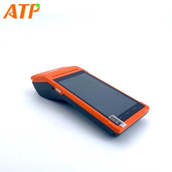 Thanh toán di động HTQ2 Máy đầu cuối 3G Android Pos cầm tay có đầu đọc thẻ NFC In hóa đơn vé xe buýt Máy in nhiệt
