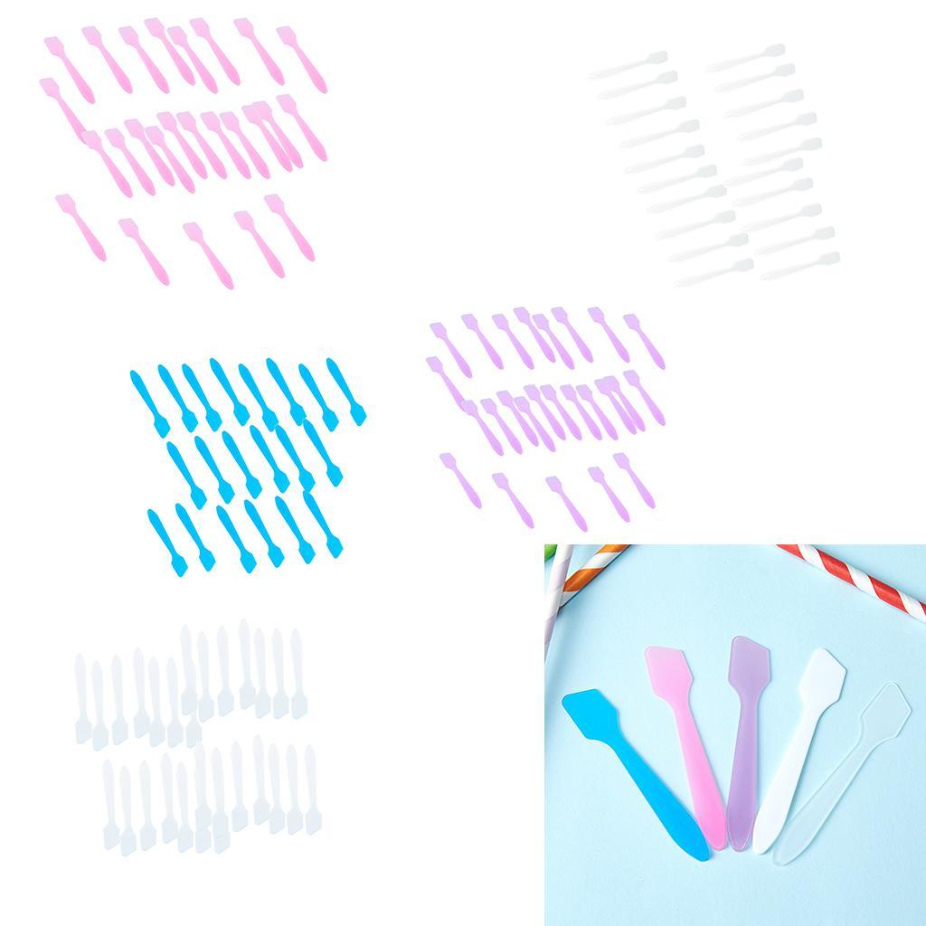 100Pcs Facial Cream  Spoon Cosmetic Spatula  Tool