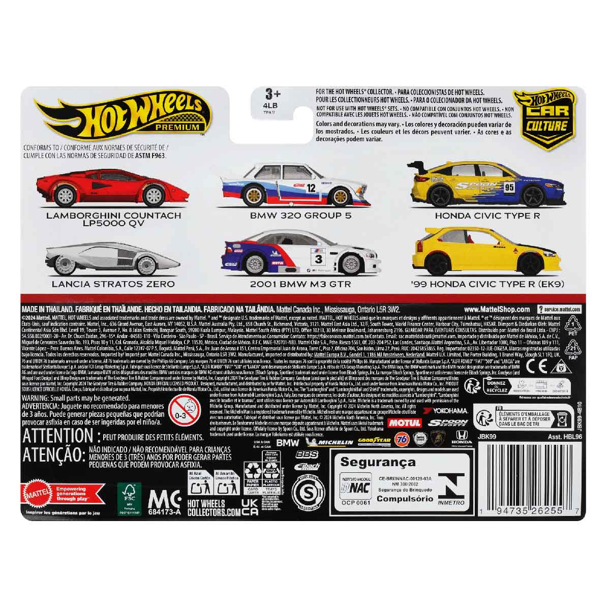Đồ Chơi Bộ Đôi Siêu Xe Premiums BMW E46 GTR HOT WHEELS JBK99/HBL96
