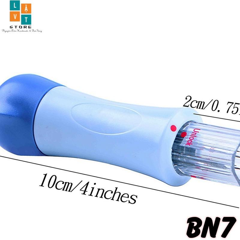 [LEN CHỌC] Bút Nhựa Giữ 7 Kim - Có Lò Xo Bảo Vệ - Bút chọc len chuyên nghiệp