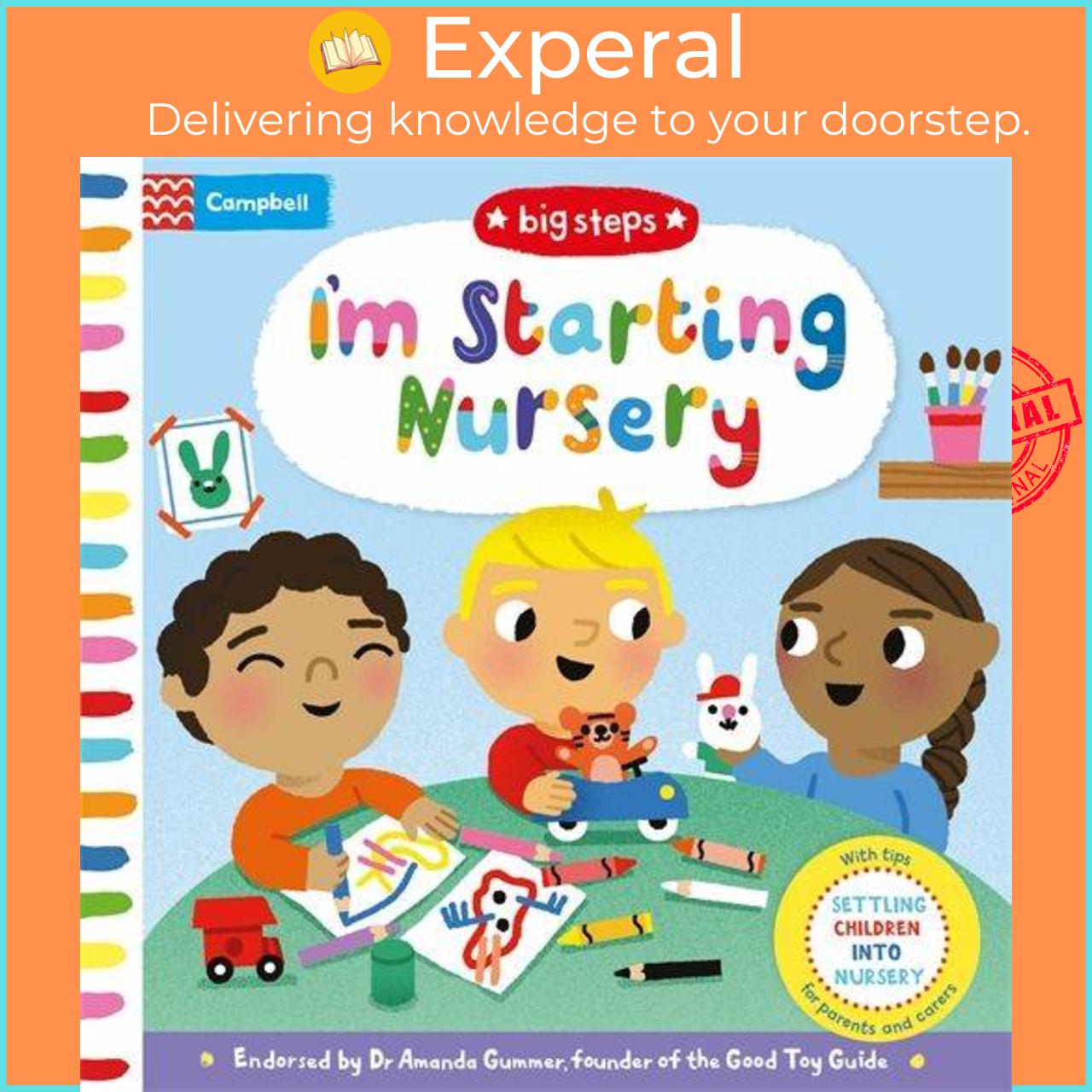 Sách - I'm Starting Nursery - Helping Children Start Nursery by Campbell Books (UK edition, boardbook)