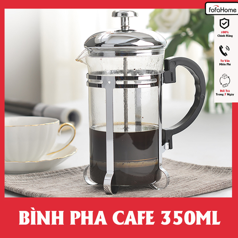 Bình Pha Cafe, Bình Cà Phê, Pha Trà Chuẩn Kiểu Pháp Cổ Điển - Sang Trọng Dung Tích 350ml