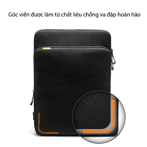Túi Xách Chống Sốc Tomtoc Cao Cấp Protection Premium Cho Macbook Air/Pro 13″, cho Macbook Pro16” Black chống bụi bẩn và kháng nước - HÀNG CHÍNH HÃNG