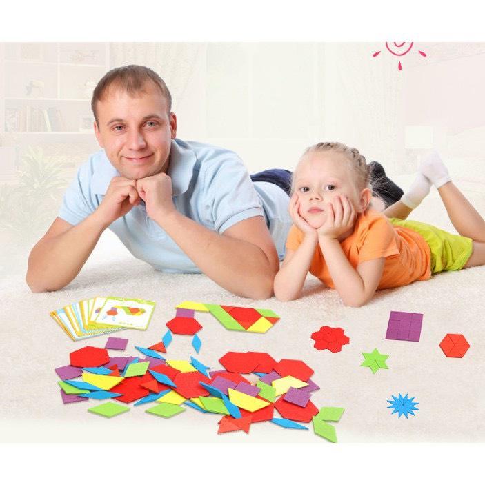 Đồ Chơi Ghép Hình Khối Montessori 155 Chi Tiết Rèn Luyện Phát Triển Trí Tuệ Cho Bé - DC264