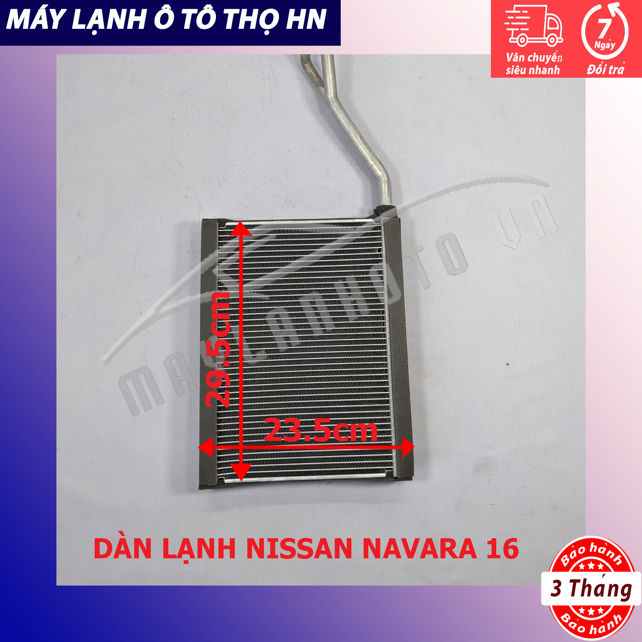 Dàn (giàn) lạnh Nissan Navara 2016 2017 2018 Hàng xịn Thái Lan (hàng chính hãng nhập khẩu trực tiếp) 16 17 18