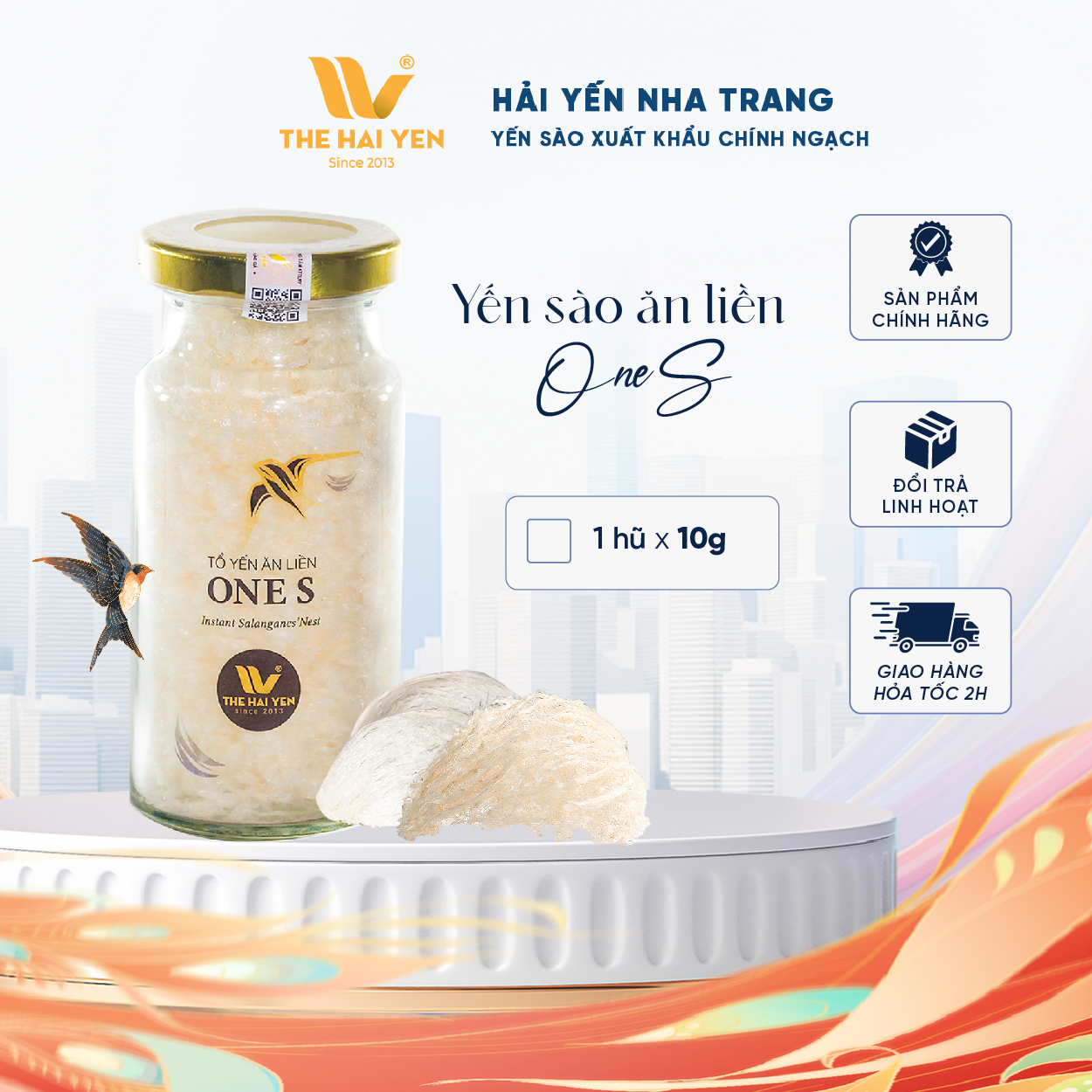 One S - Tổ yến ăn liền 10gr