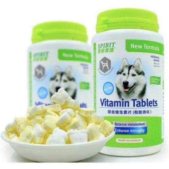 Viên Bổ Sung Vitamin Dinh Dưỡng Cho Chó Vitamin Tablets Spirit 160g