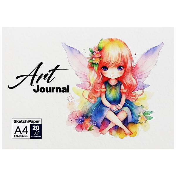 Tập Vẽ Art Journal A4 - 40 Trang 220gsm - The Sun - Bé Gái