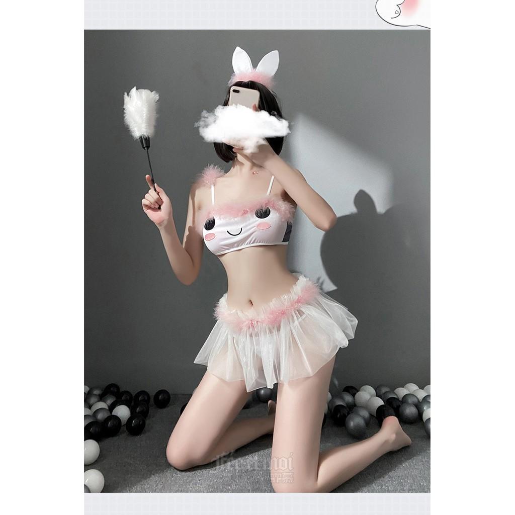 Cosplay mèo đáng yêu gợi cảm, đồ ngủ hóa trang miêu nữ sexy TK2501