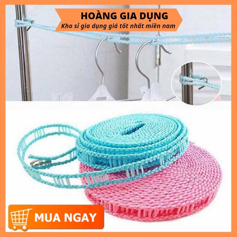 Dây Phơi Quần Áo Dây Móc Treo Quần Áo Thông Minh Rút Gọn 5m H180