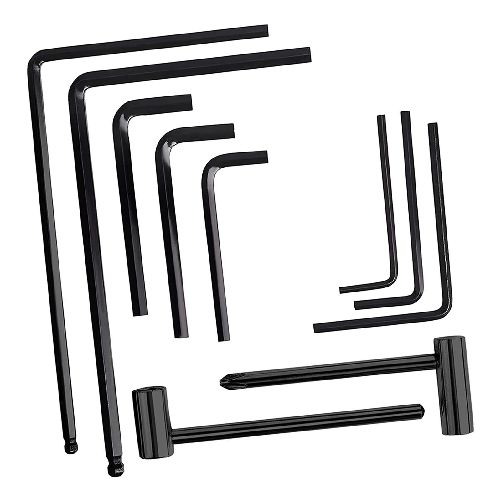 13 Pieces Guitar Allen Wrench Set Portable Replace Multifunctional Guitar Wrench for Bridge