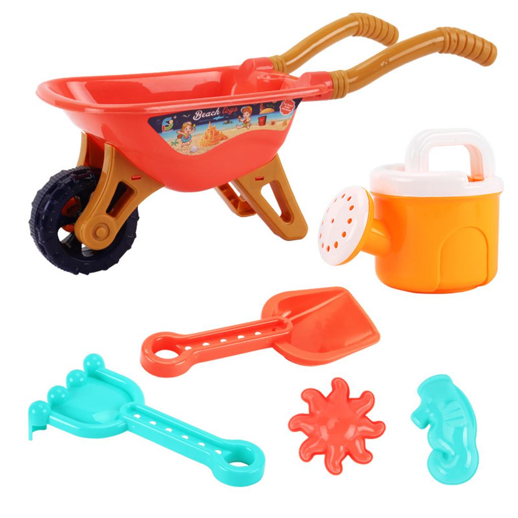 1 Set Beach Sand Toys Shovels Rakes Outdoor Tools Kit for Kids Toddlers Boys and Girls Reusable