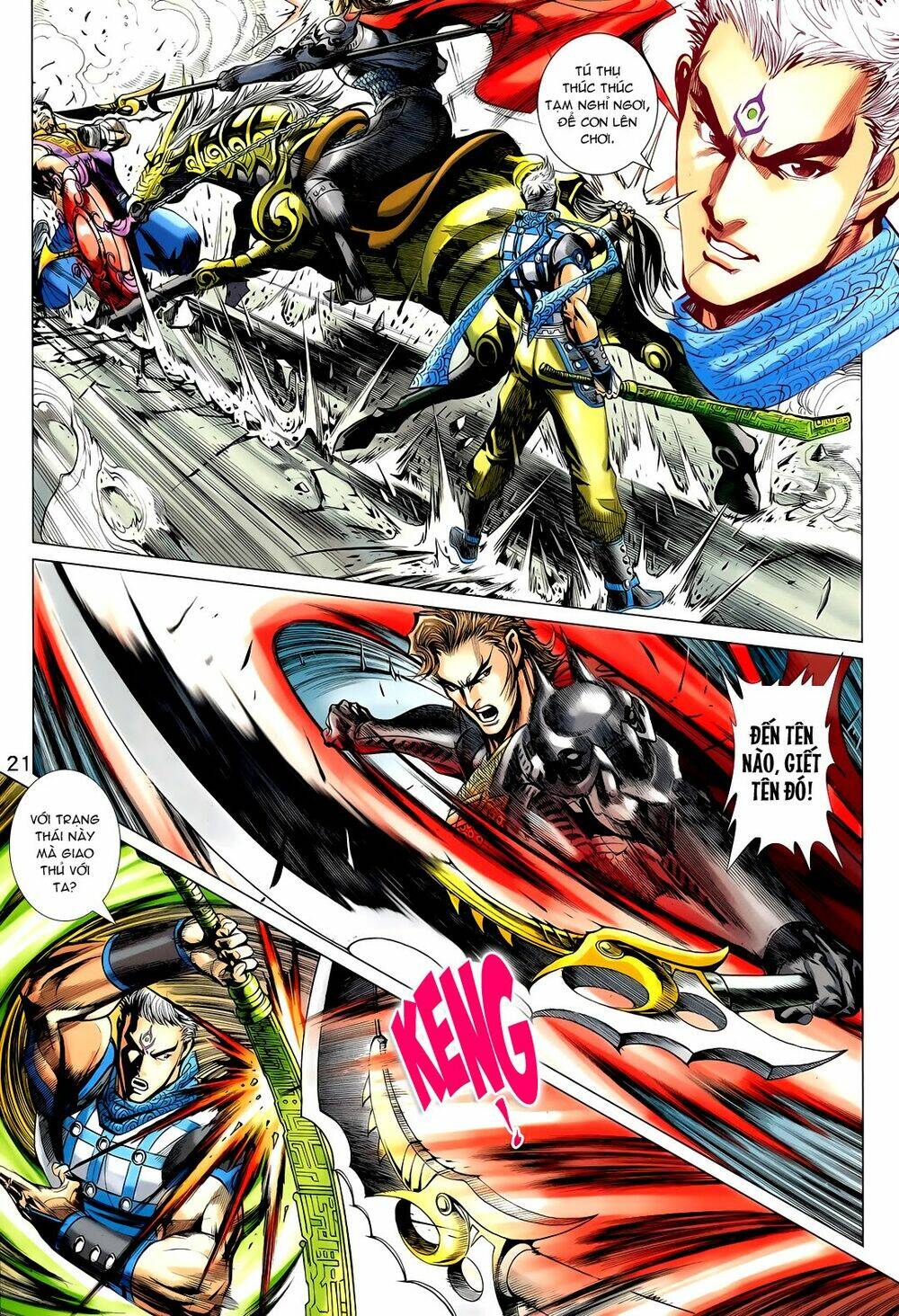 thần binh vấn thiên chapter 14 21