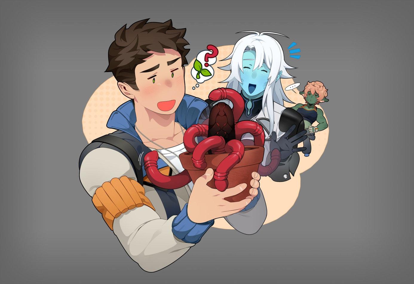 màu mè hoa lá hẹ | cg art kèm thoại chapter 39.4 37