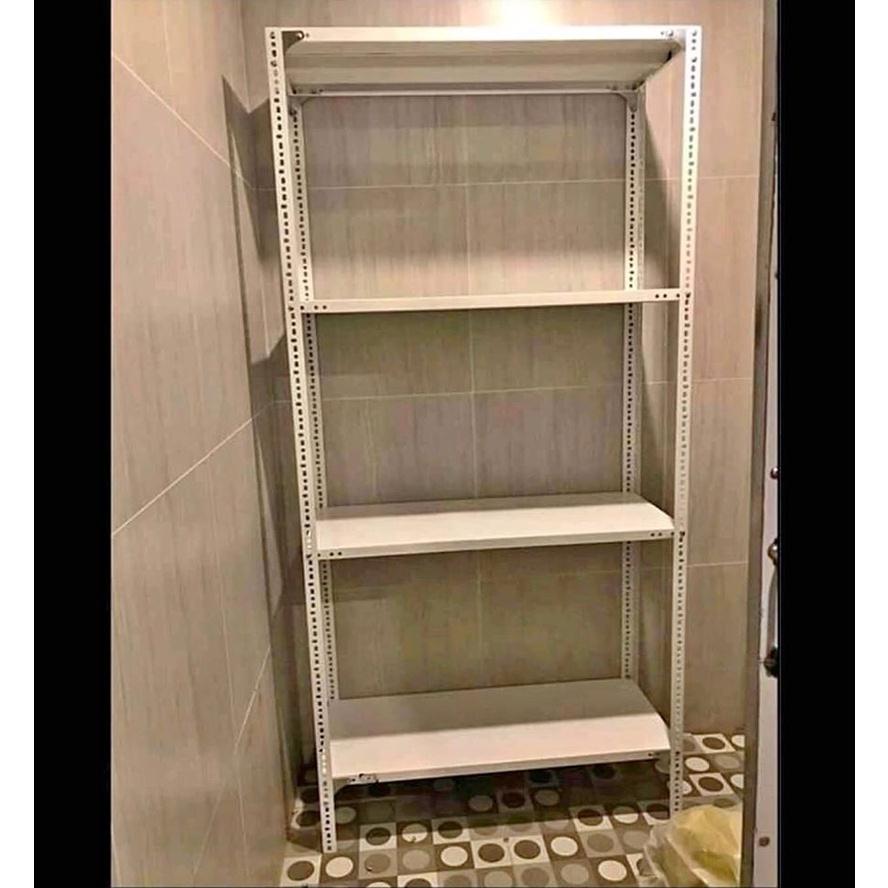 Kệ kho sắt v lỗ đựng đồ đa năng sơn tĩnh điện kích thước : Dài 120cm, Rộng 40cm, Cao 150cm gồm 4 tầng