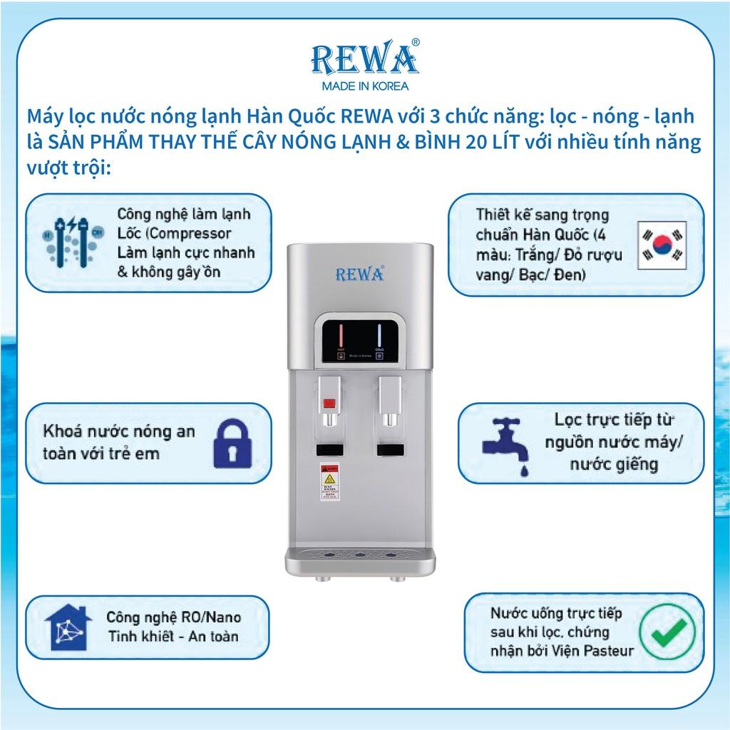 Máy Lọc Nước Nóng Lạnh Hàn Quốc REWA - Thiết kế để bàn - RW-NA-218 (NEW) - Hàng Chính Hãng