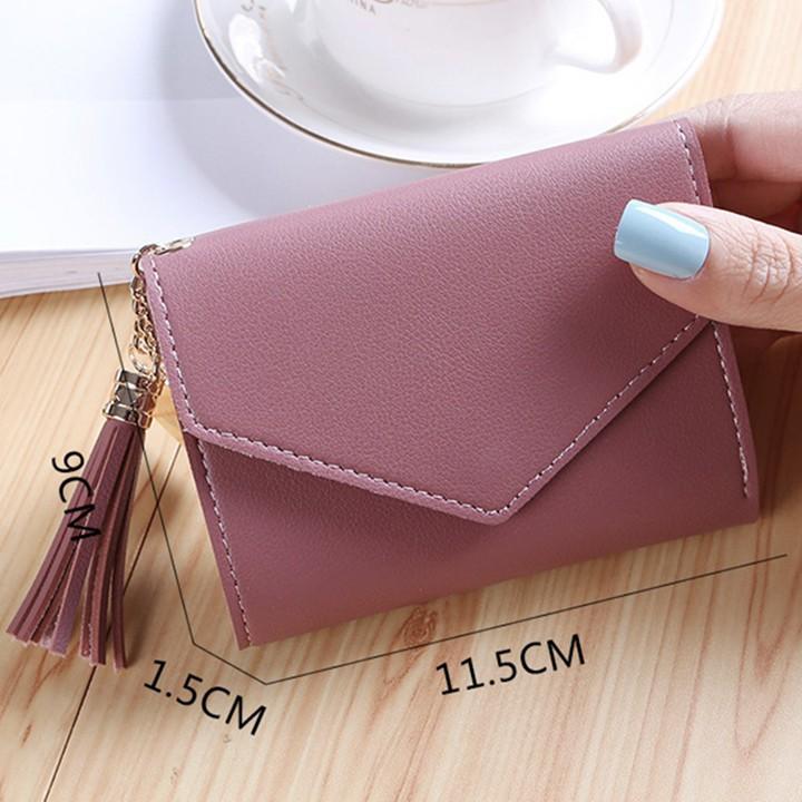 Ví Nữ Mini Ngắn Cầm Tay Phong Cách Hàn Quốc TVNN172