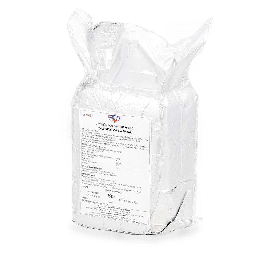 Bột mì đen Dark rye/bột trộn sẵn lúa mì đen (túi 5kg)