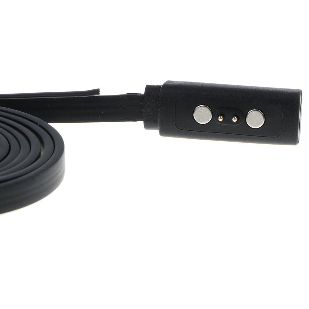 USB Charging Adapter Cable for Pebble  Watch Wrist Band Black