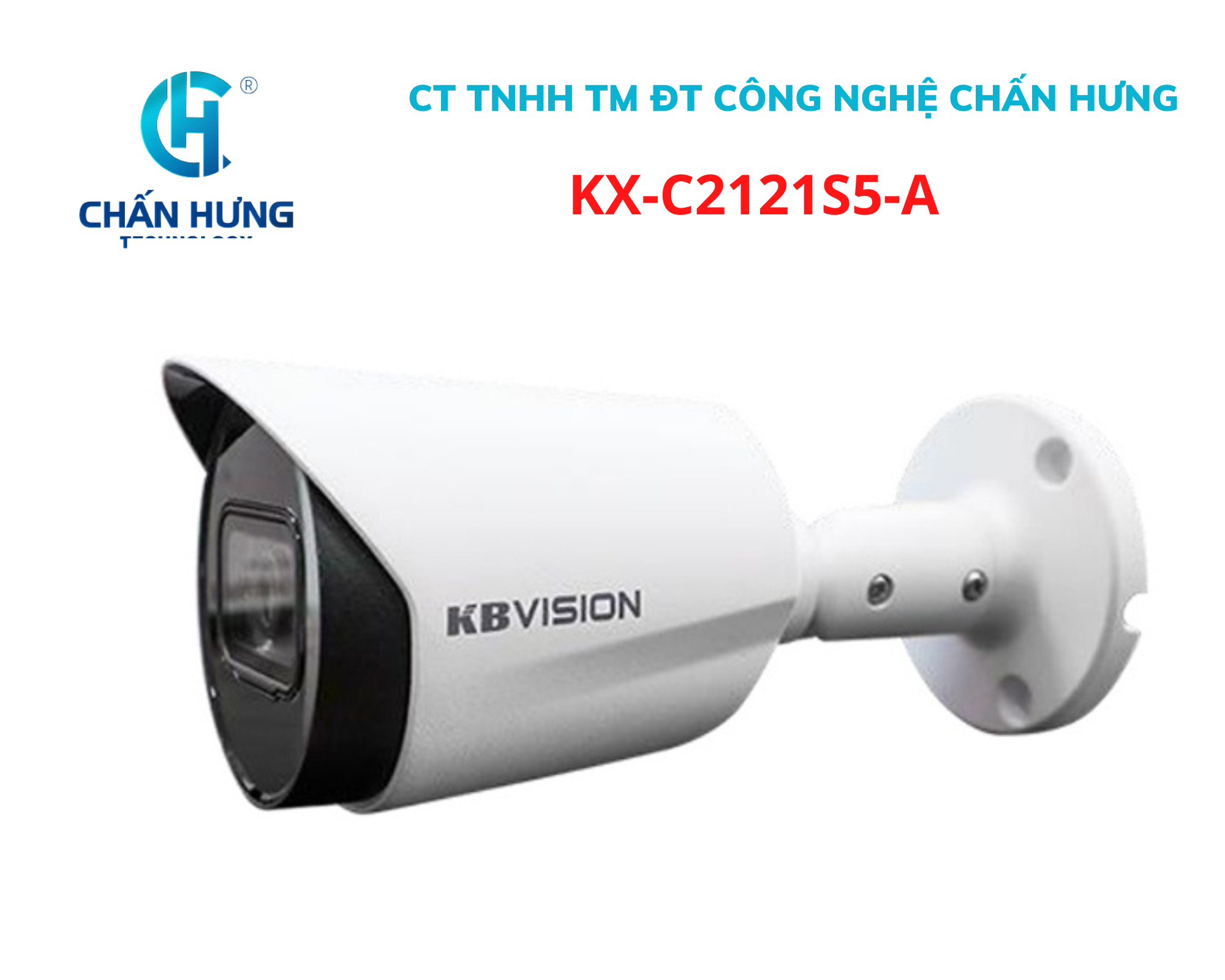 Camera  KBVISION KX-C2121S5-A 4 in 1 hồng ngoại 2.0 Megapixel - HÀNG CHÍNH HÃNG