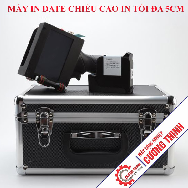 Máy in date cầm tay T50 phun hạn sử dụng chiều cao in tối đa 5cm Cường Thịnh