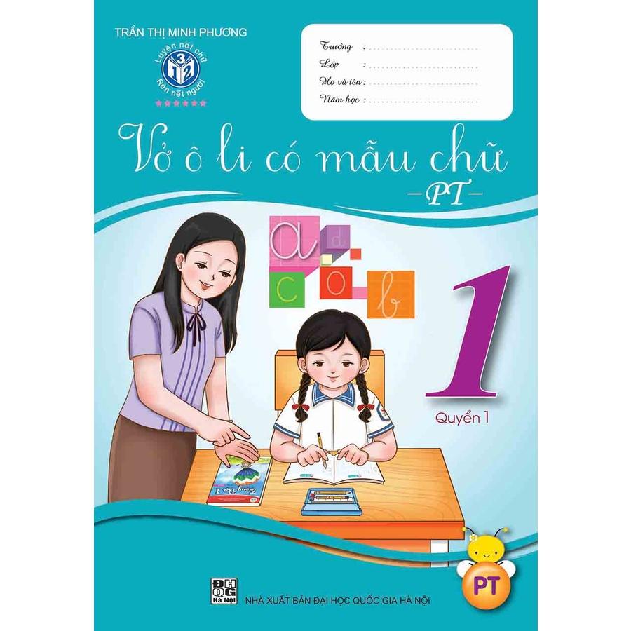 Combo bộ vở ô li lớp 1 Phát triển - Bộ Cùng Học Để Phát Triển Năng Lực