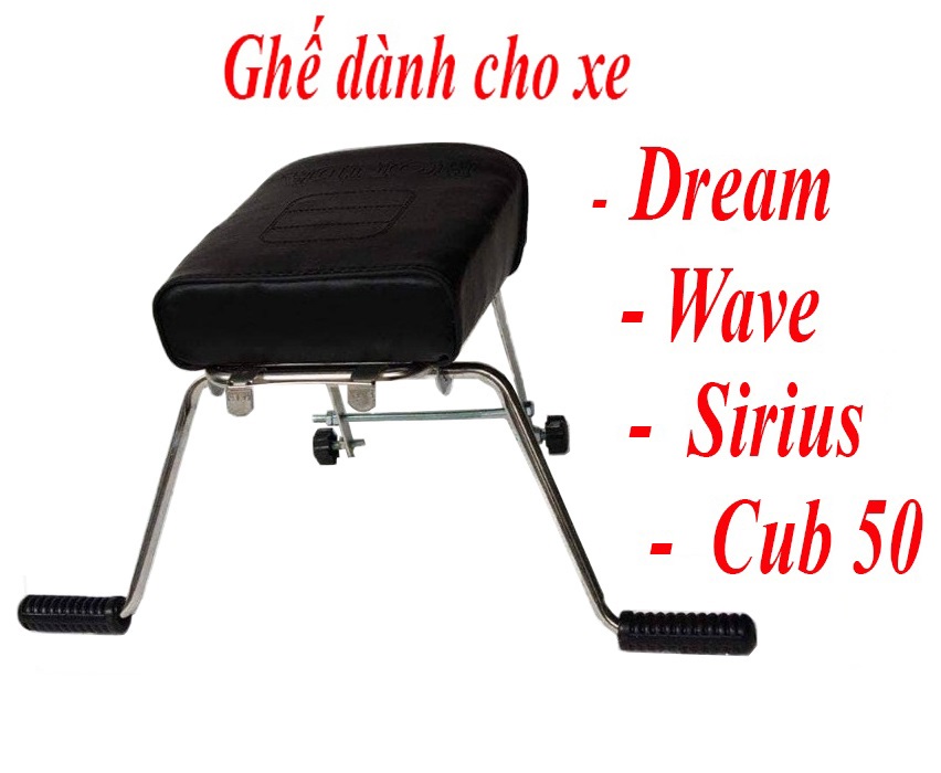 YÊN ĐI XE SỐ DREAM - WAVE - SIRIUS CHO BÉ