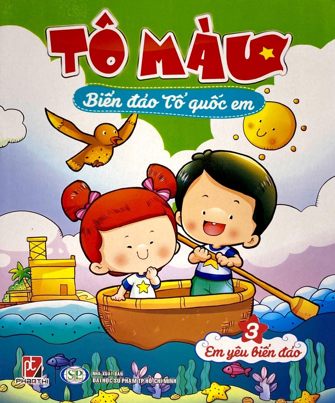 Bộ 4 cuốn Tô Màu Biển Đảo Tổ Quốc Em