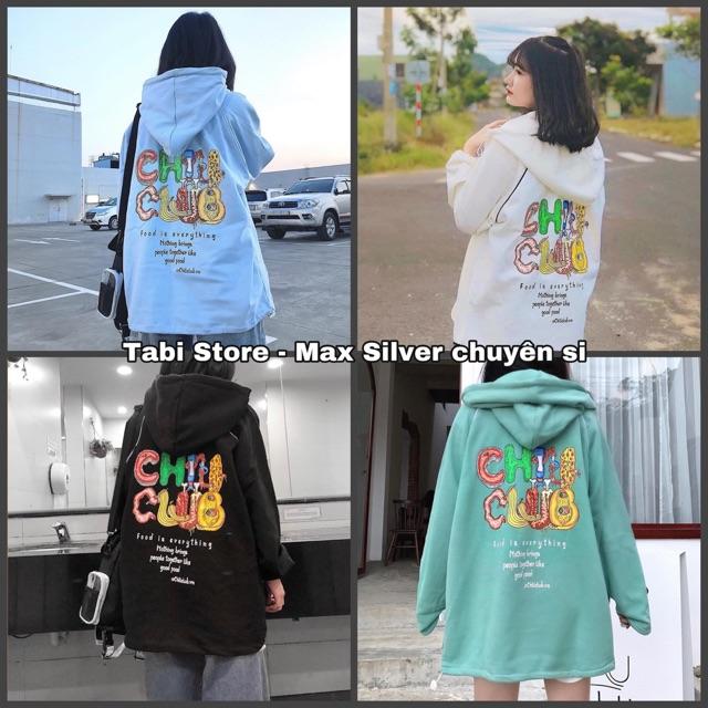 Áo khoác hoodie đa sắc màu nỉ thun cotton - chili club siêu hot