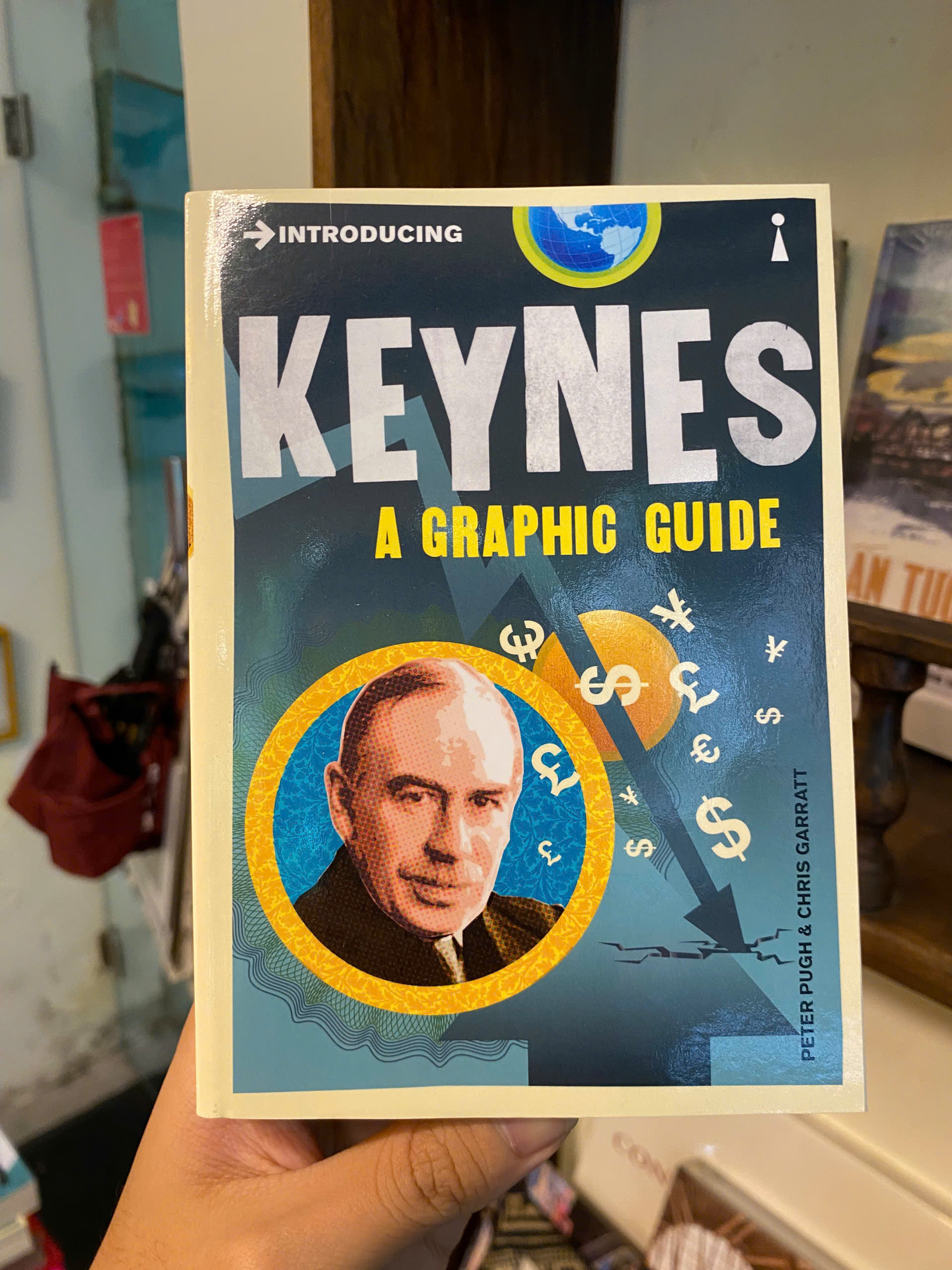 Sách - Introducing Keynes: A Graphic Guide by Peter Pugh | Economics English Book / Ngoại văn